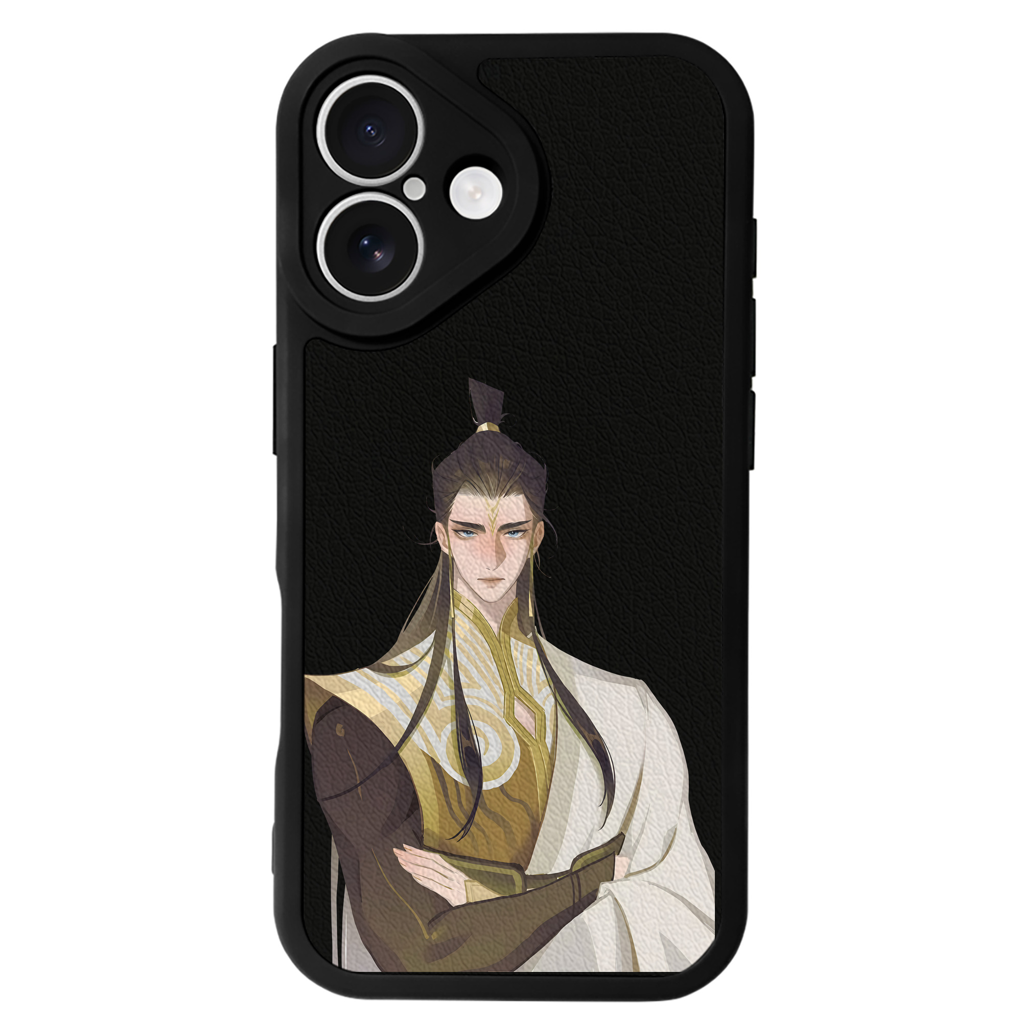 （画像用） Ne Zha 2 ナタ 魔童の大暴れ 【iPhone 16シリーズ対応】シリコンスマホケース（レザー調） 材質：シリコン